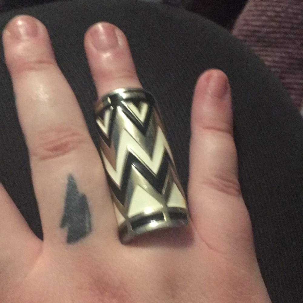 House of Harlow 1960 tribal ring.